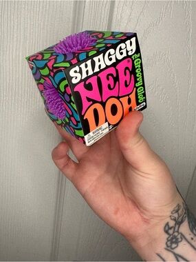 NeeDoh The Groovy Glob Squish Stress Ball Toy Nee Doh - Purple